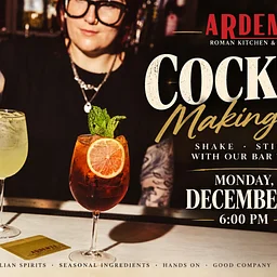 Cocktail Making Class: with Our Bar Team