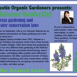 Austin Organic Gardeners September Meeting