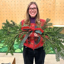 Holiday Swag for a Festive Front Door
