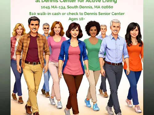 Evening Beginner Line Dancing Classes – Tuesdays at Dennis Center for Active Living!