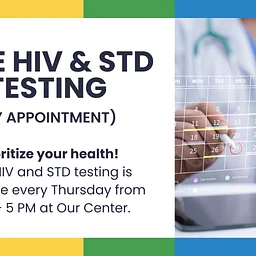 Free HIV & STD Testing (By Appointment)