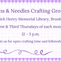 Pins & Needles Crafting Group @ PHML