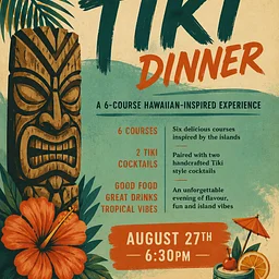 Twisted Creations: Tiki Dinner