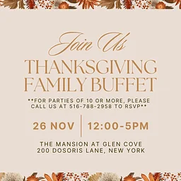 The Mansion Thanksgiving Family Buffet