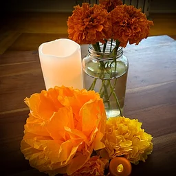 Paper Marigold Garlands