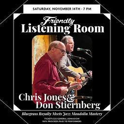 Friendly Listening Room Presents Chris Jones and Don Stiernberg