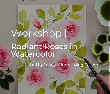 Radiant Roses in Watercolor