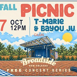 The Broadside Picnic: T Marie & Bayou Juju (Free!)