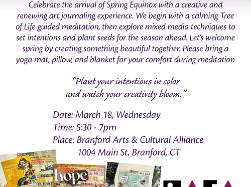 Visions of Healing Workshop: Spring Equinox Creative Awakening