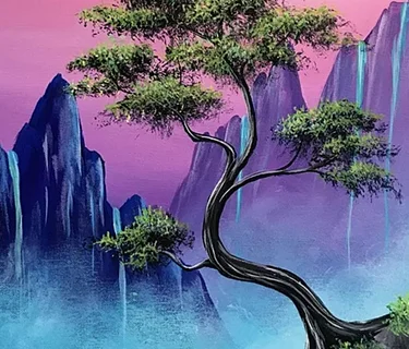 Misty Waterfall Cypress