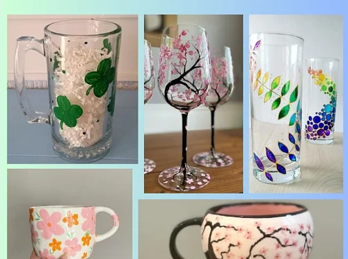 Sunday Crafternoon: Glass & Ceramic Painting