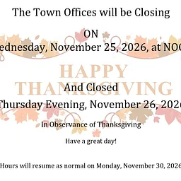 Offices Closed in Observance of Thanksgiving