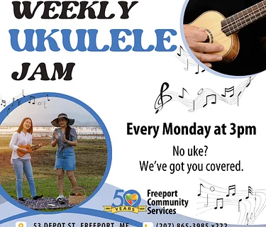 Freeport Community Services: Weekly Ukulele Jam