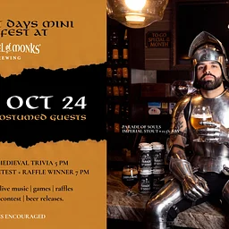 Parade of Souls / Camelot Days Amber Lager Can Release Party ( Mini Ren Fest), Saturday, October 24th