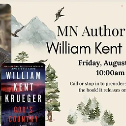 AUTHOR EVENT: "William Kent Krueger" @ Cherry Street Books, Alexandria