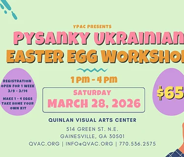 ​Pysanky Ukrainian Easter Egg Workshop – Quinlan Visual Arts Center