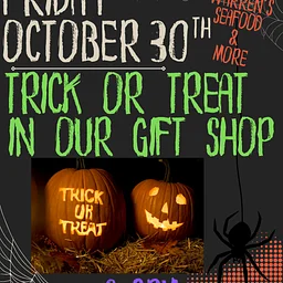 Trick or Treat in our Gift Shop