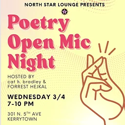 Poetry Open Mic W/ Forrest Hejkal & cat h. bradley