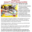 Anything Goes Art Meet Up, Drop in Art Session