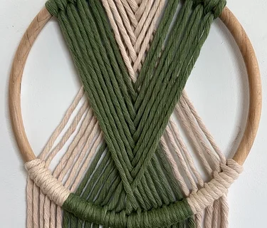 Fiber Hoop Wall Art