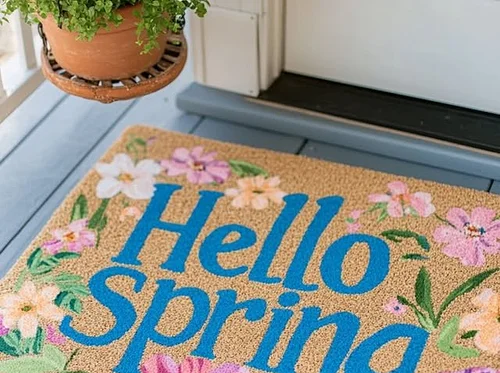 Spring Doormat Design Workshop