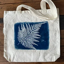 Crafting for Conservation: Cyanotype Canvas Bag