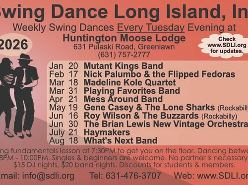 Swing Dance Long Island presents The Haymakers and an Evening of Dancing