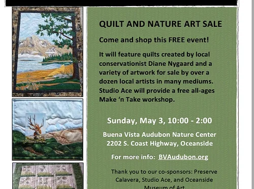 Fabric Art and Nature Art Sale