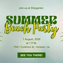 Summer Beach Party at Shipgarten