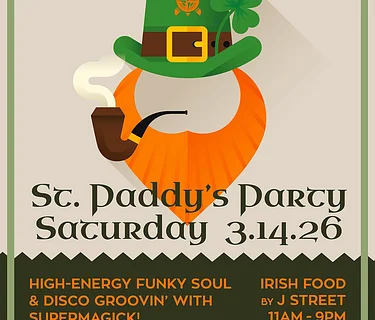 ST. PADDY'S PARTY '26 FEAT. SUPERMAGICK, IRISH DANCERS, & J-STREET'S FAMOUS IRISH MENU!
