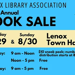 Lenox Library Association’s Annual Book Sale