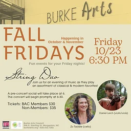 Fall Fridays: String Duo with Dan Leich & Zo Taddie