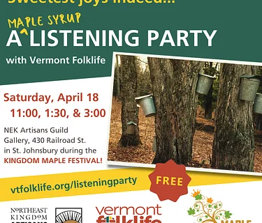 Sweetest Joys Indeed - A Sugaring-themed Listening Party at the Kingdom Maple Festival