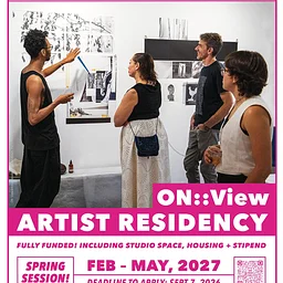 ON::View Residency Call for Submissions – Apply by Sept 7