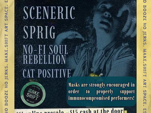 SCENERIC // SPRIG // NO-FI SOUL REBELLION // CAT POSITIVE
