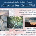 "America the Beautiful" 250th Celebration Fine Art Show at Creative Brush 6/27-8/15