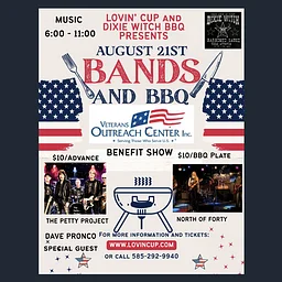 “Bands & BBQ” – a benefit for Veterans Outreach Center ft. The Petty Project, North of 40 & Dave Pronco
