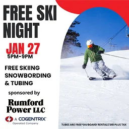 Free Ski Night sponsored by Rumford Power LLC / Cogentrix