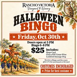 HALLOWEEN BINGO AT RANCHO VICTORIA!