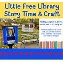 Little Free Library Story Time & Craft