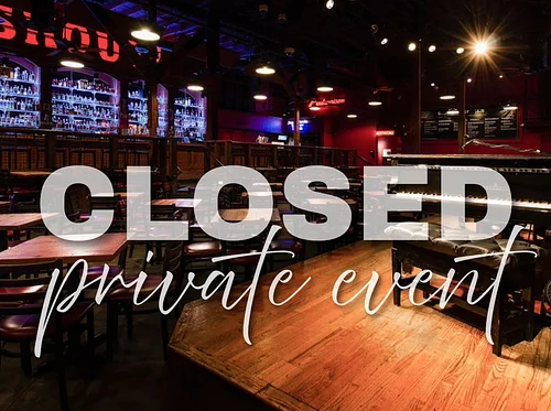 PRIVATE EVENT | Closed to the public