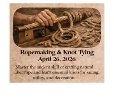 Historical Trades at the Inn - Ropemaking & Knot Tying