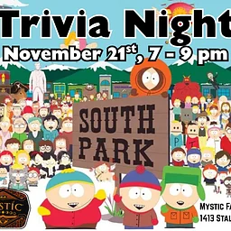 South Park Trivia Night