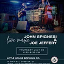 Live Music: John Spignesi & Joe Jeffery