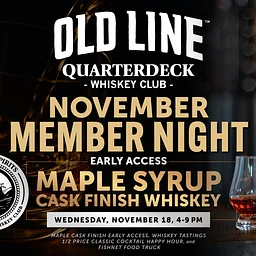 November Quarterdeck Whiskey Club Member Night