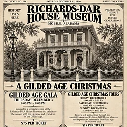 Gilded Age Christmas Self Guided Tour of the Museum