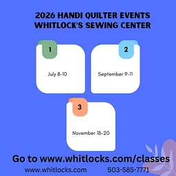 Handi Quilter Hands-On Van Event