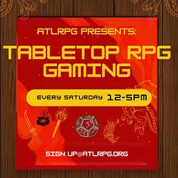 Dungeons & Drafts: TTRPG Saturday with ATLRPG