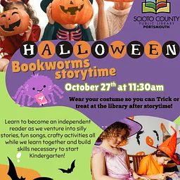 Bookworms Storytime & Trick or Treat