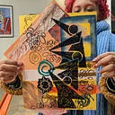 Of Scissors and Screens: Experimenting with Collage and Serigraphy
